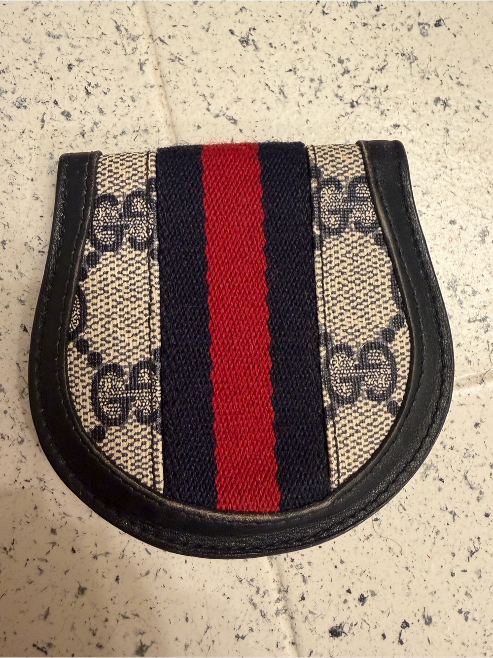 Gucci - Black/Blue/Red Monogram Case